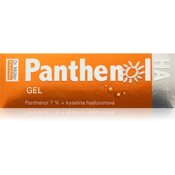 Dr. Müller Panthenol HA gel 7% успокояващ гел след слънчеви бани с хиалуронова киселина 110 мл.