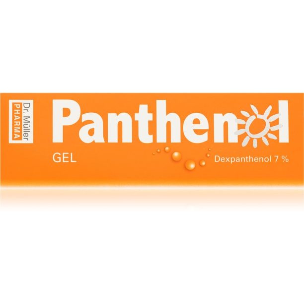 Dr. Müller Panthenol gel 7% успокояващ гел след слънчеви бани за раздразнена кожа 100 мл.