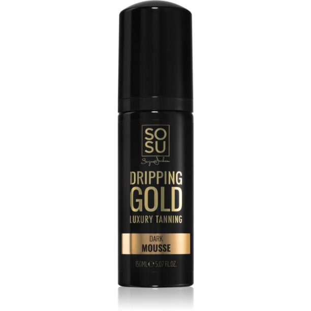 Dripping Gold Luxury Tanning Mousse Dark автобронзант-мус за подчертаване на тена 150 мл.