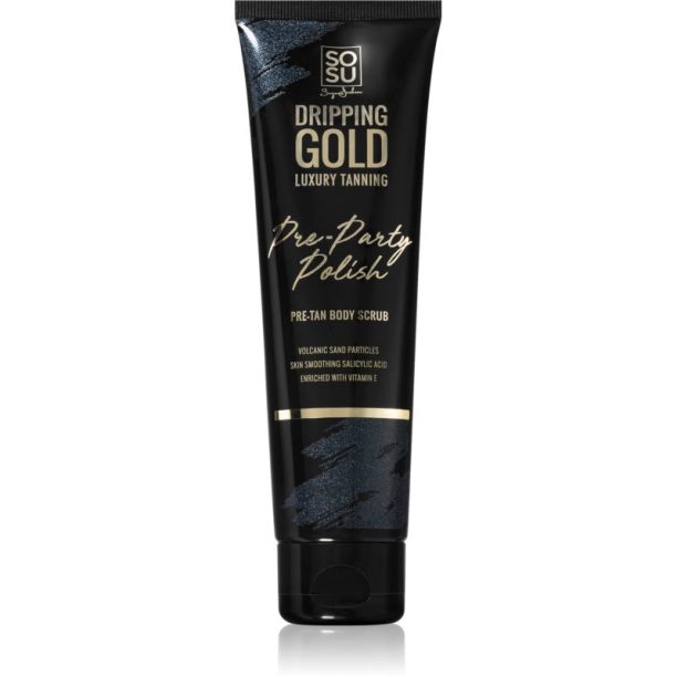 Dripping Gold Pre-Party Polish почистващ пилинг за тяло 150 мл.