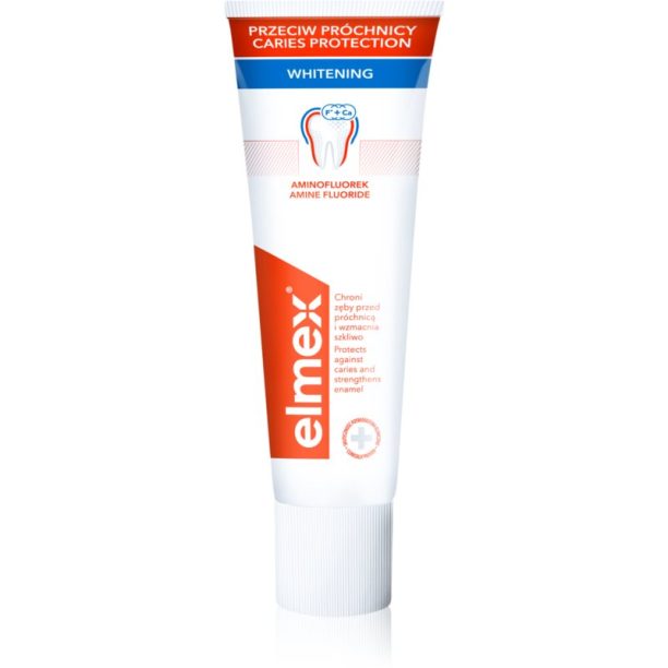 Elmex Caries Protection Whitening избелваща паста за зъби с флуорид 75 мл.