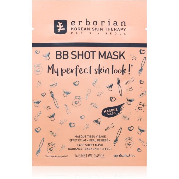 Erborian BB Shot Mask платнена маска с озаряващ ефект 14 гр.