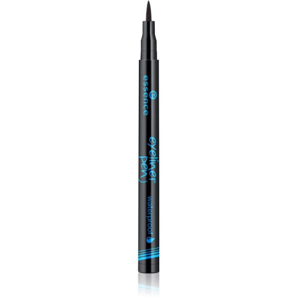 Essence Eyeliner Pen водоустойчива очна линия цвят 01 Black 1 мл. на ниска цена