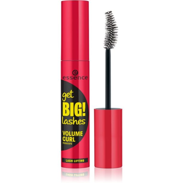 Essence Get BIG! Lashes спирала за обем и извиване на мигли цвят 01 Black 12 мл.