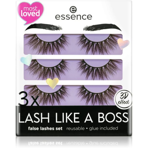 Essence Lash Like a Boss изкуствени мигли 02 Limitless (изгодна опаковка) на ниска цена