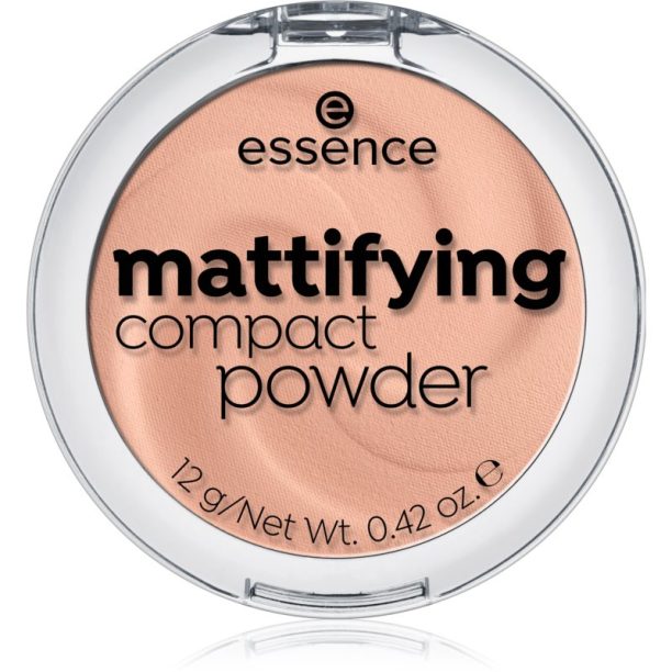 Essence Mattifying компактна пудра  с матиращ ефект цвят 04 Perfect beige 12 гр.