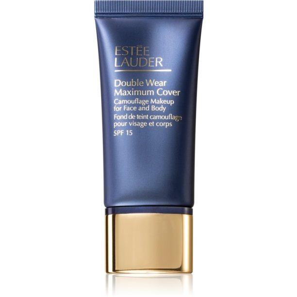 Estée Lauder Double Wear Maximum Cover Camouflage Makeup for Face and Body SPF 15 фон дьо тен за лице и тяло цвят 1C1 Cool Bone 30 мл.