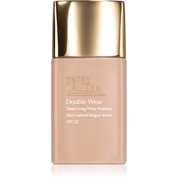 Estée Lauder Double Wear Sheer Long-Wear Makeup SPF 20 лек матиращ фон дьо тен SPF 20 цвят 2C2 Pale Almond 30 мл.