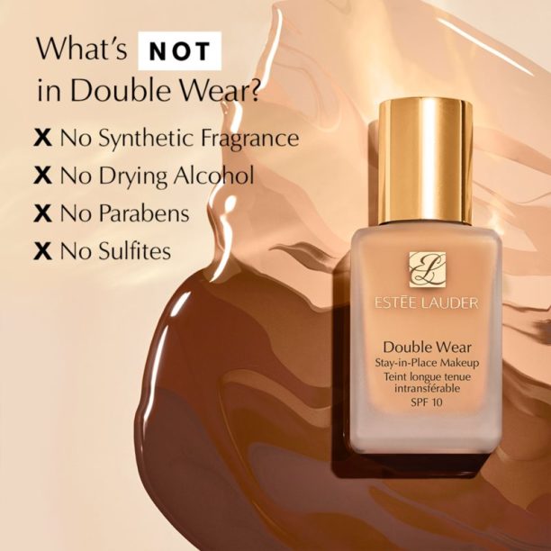 Estée Lauder Double Wear Stay-in-Place дълготраен фон дьо тен SPF 10 цвят 3C3 Sandbar 30 мл. купи на топ цена