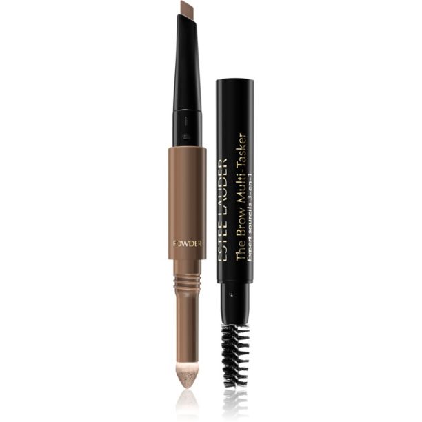 Estée Lauder The Brow Multi-Tasker молив за вежди  3 в 1 цвят 02 Light Brunette 0.45 гр.