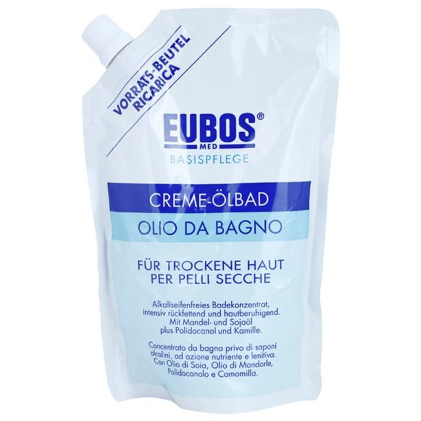 Eubos Basic Skin Care масло за душ и вана пълнител 400 мл.