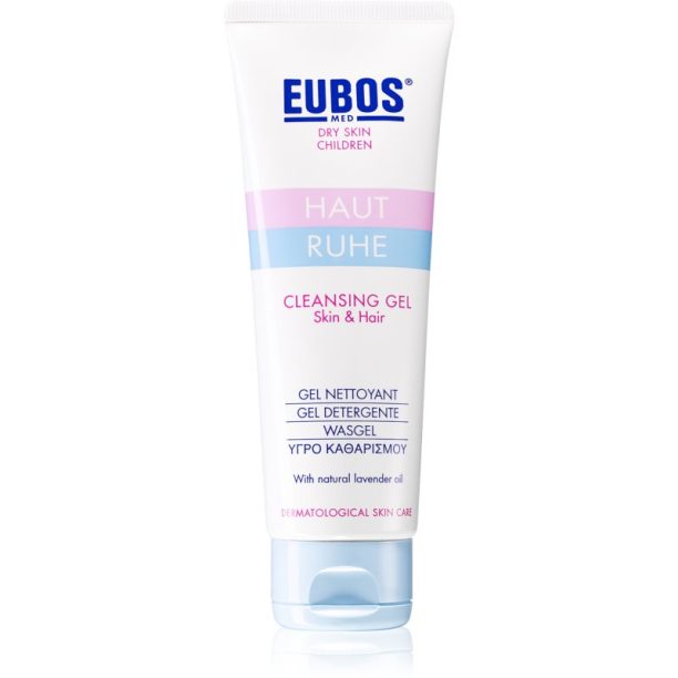 Eubos Children Calm Skin лек почистващ гел с алое вера 125 мл.