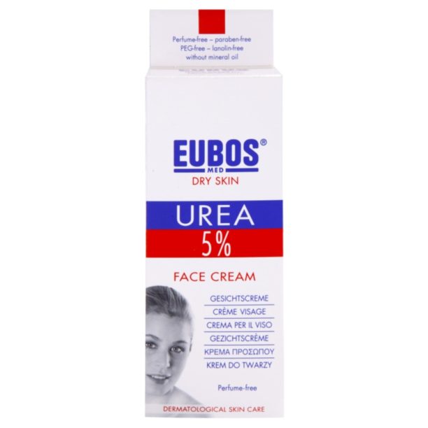 Eubos Dry Skin Urea 5% интензивен хидратиращ гел за лице 50 мл. купи на топ цена