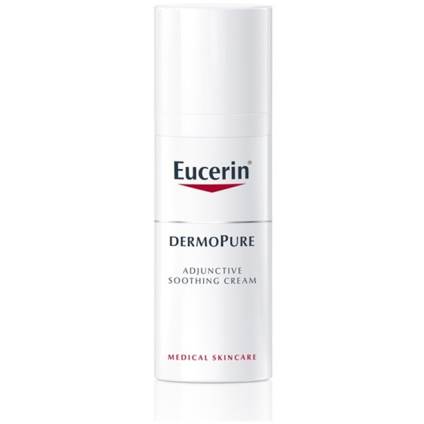 Eucerin DermoPure успокояващ крем при дерматологично лечение на акне 50 мл.