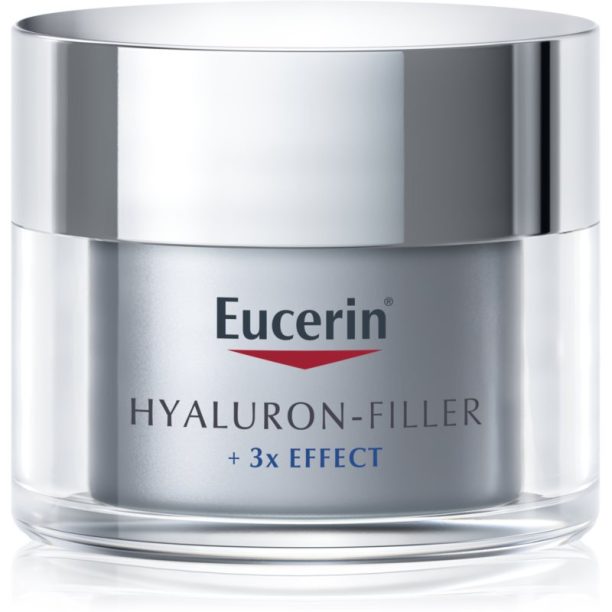 Eucerin Hyaluron-Filler + 3x Effect нощен крем  против стареене на кожата 50 мл.