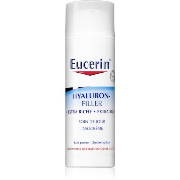 Eucerin Hyaluron-Filler дневен крем против бръчки за суха или много суха кожа 50 мл.