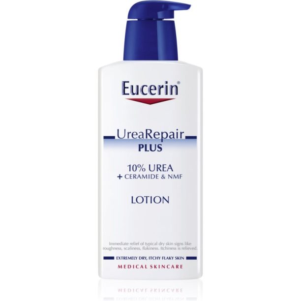 Eucerin UreaRepair PLUS тоалетно мляко за тяло за суха и раздразнена кожа 10% Urea 400 мл.