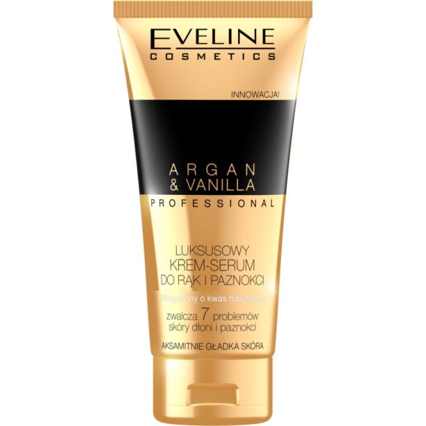 Eveline Cosmetics Argan&Vanilla подхранващ крем за ръце и нокти 100 мл.