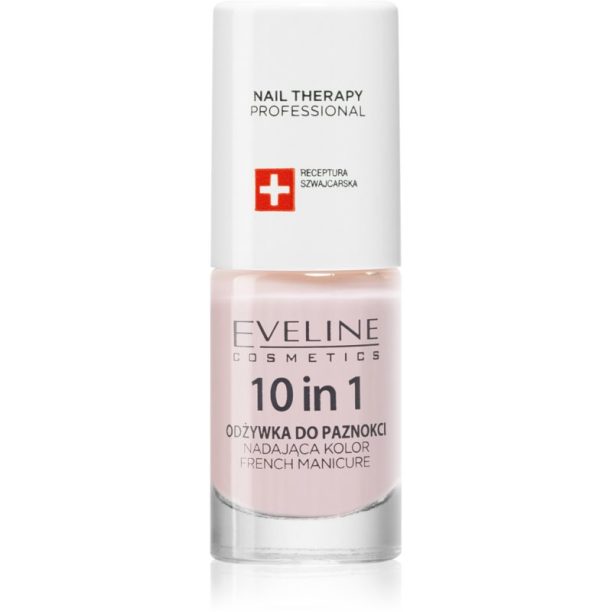 Eveline Cosmetics Nail Therapy 10 in 1 балсам за нокти с кератин 5 мл.