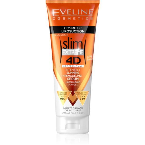 Eveline Cosmetics Slim Extreme интензивен серум за отслабване с охлаждащ ефект 250 мл.