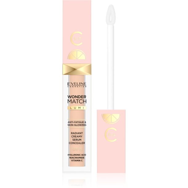 Eveline Cosmetics Wonder Match Lumi озаряващ коректор SPF 20 цвят 15 Natural 6