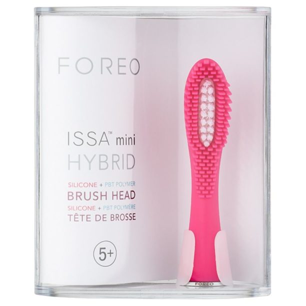 FOREO Issa Mini Hybrid резервни глави за революционна звукова четка за зъби Wild Strawberry купи на топ цена