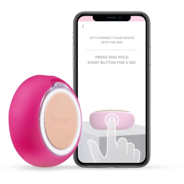 FOREO UFO™ 2 звуков уред за ускоряване ефекта на маските за лице Fuchsia купи на топ цена