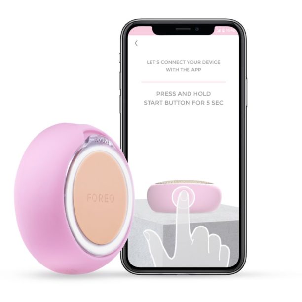 FOREO UFO™ 2 звуков уред за ускоряване ефекта на маските за лице Pearl Pink купи на топ цена