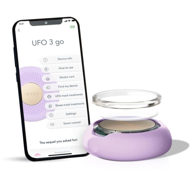 FOREO UFO™ 3 Go звуков уред за ускоряване ефекта на маските за лице Lavender 1 бр. купи на топ цена