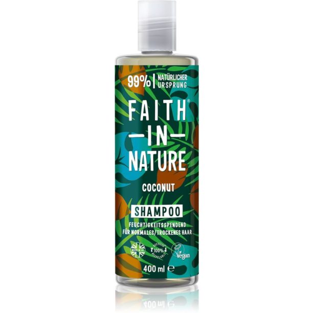 Faith In Nature Coconut хидратиращ шампоан за нормална към суха коса 400 мл.