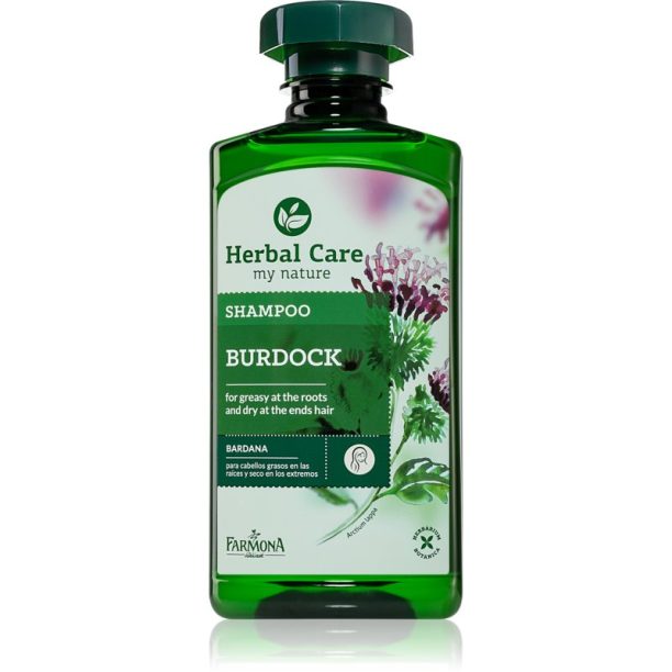 Farmona Herbal Care Burdock шампоан за мазен скалп и сухи краища на косата 330 мл.