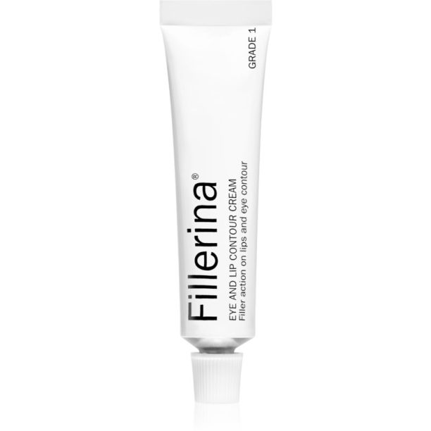 Fillerina  Eye and Lip Contour Cream Grade 1 крем против първи белези на стареене за контура около очите и устните 15 мл.