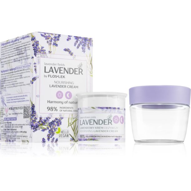 FlosLek Laboratorium Lavender подхранващ крем с лавандула 50 мл.