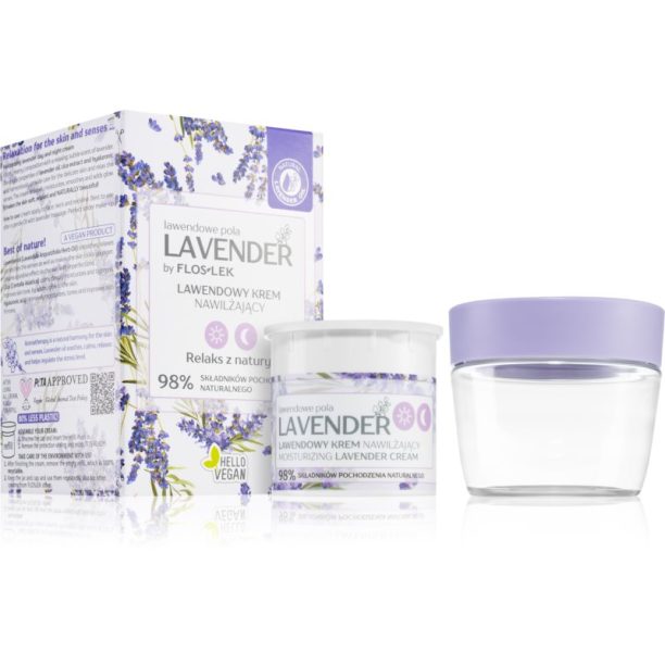 FlosLek Laboratorium Lavender хидратиращ крем  с лавандула 50 мл.