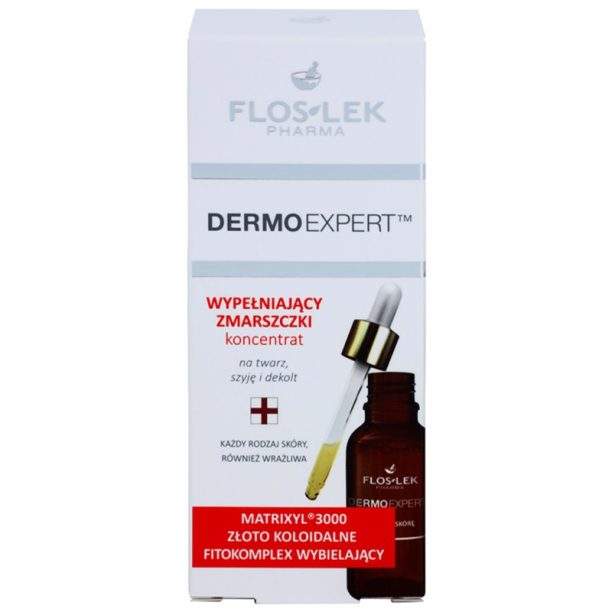 FlosLek Pharma DermoExpert Concentrate интензивен серум с анти-бръчков ефект 30 мл. купи на топ цена