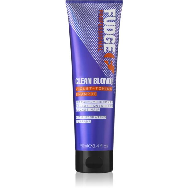 Fudge Care Clean Blonde лилав тониращ шампоан за руса коса 250 мл. на ниска цена