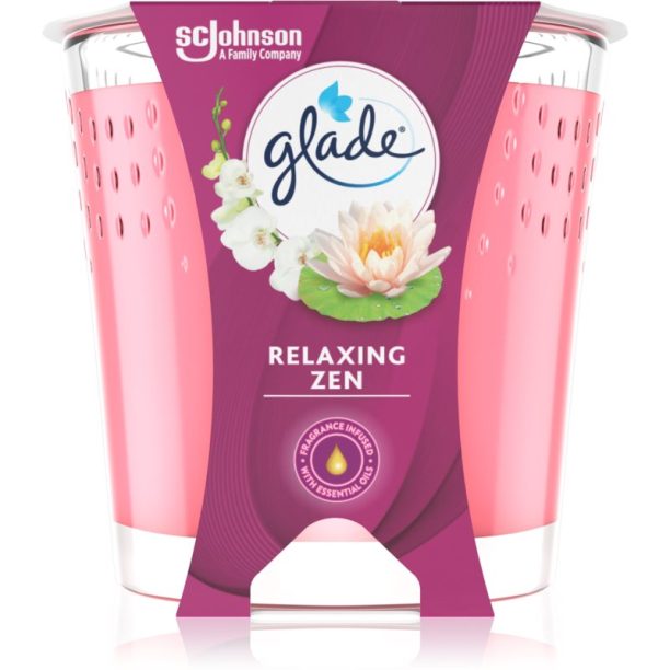 GLADE Relaxing Zen ароматна свещ 129 гр.