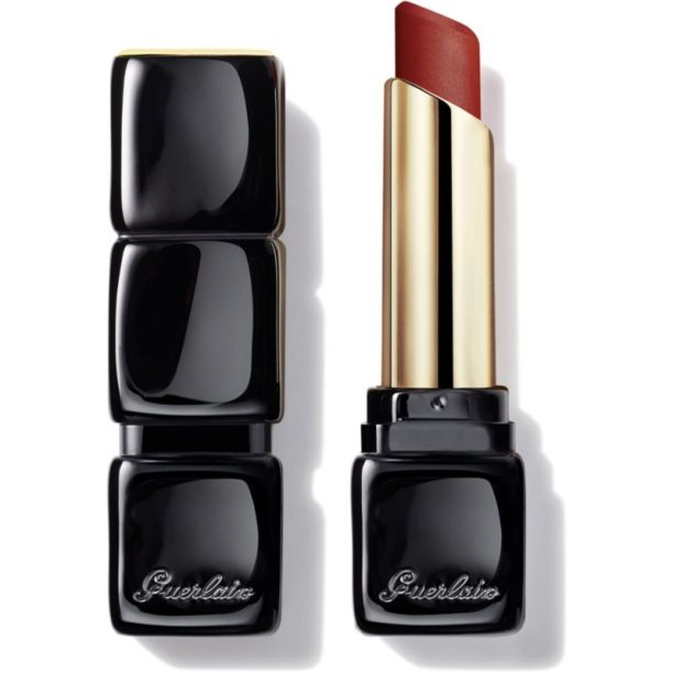 GUERLAIN KissKiss Tender Matte дълготрайно червило с матиращ ефект цвят 770 Desire Red 3.5 гр. на ниска цена