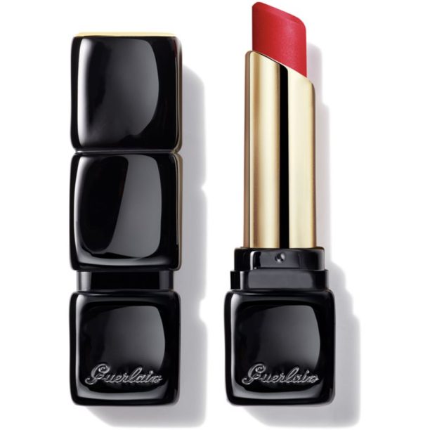 GUERLAIN KissKiss Tender Matte дълготрайно червило с матиращ ефект цвят 775 Kiss Rouge 3.5 гр. на ниска цена