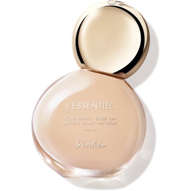 L’Essentiel Natural Glow Foundation GUERLAIN L’Essentiel Natural Glow Foundation дълготраен фон дьо тен SPF 20 цвят 02C Light Cool 30 мл.