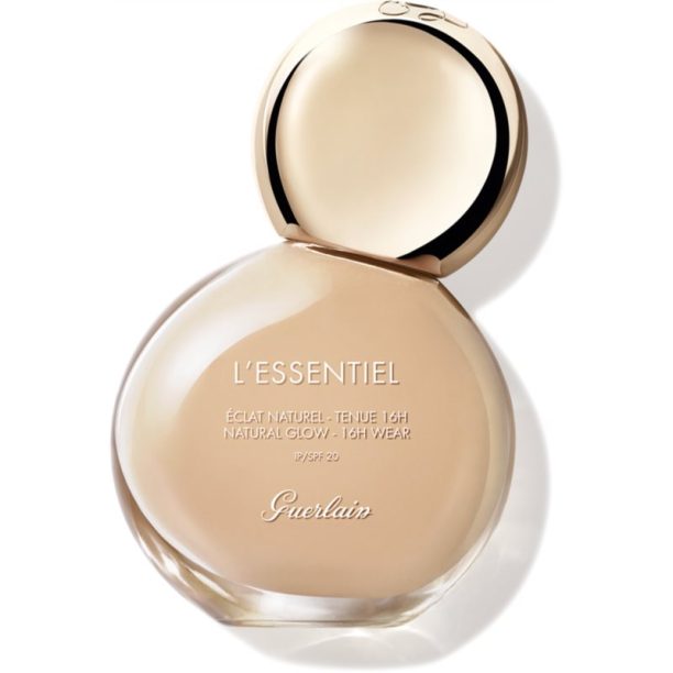 L’Essentiel Natural Glow Foundation GUERLAIN L’Essentiel Natural Glow Foundation дълготраен фон дьо тен SPF 20 цвят 03N Natural 30 мл.