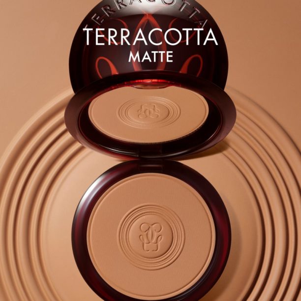 GUERLAIN Terracotta Matte Sculpting Powder компактна бронзираща пудра за матиране цвят Deep 10 гр. купи на топ цена