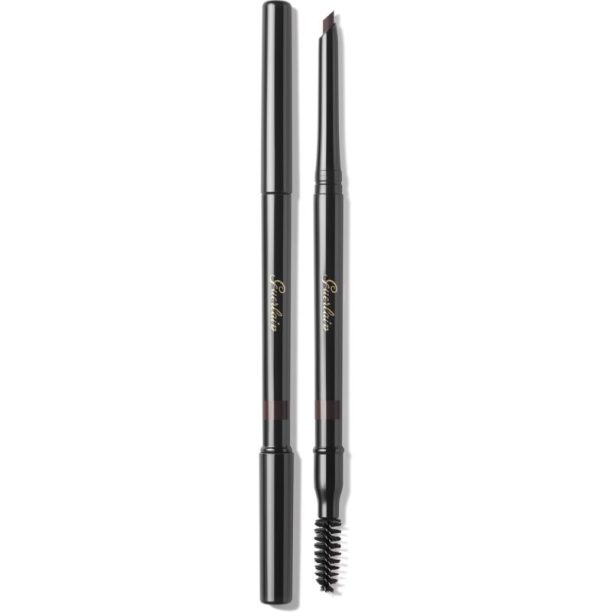 GUERLAIN The Eyebrow Pencil автоматичен молив за вежди с четка цвят 02 Dark 0