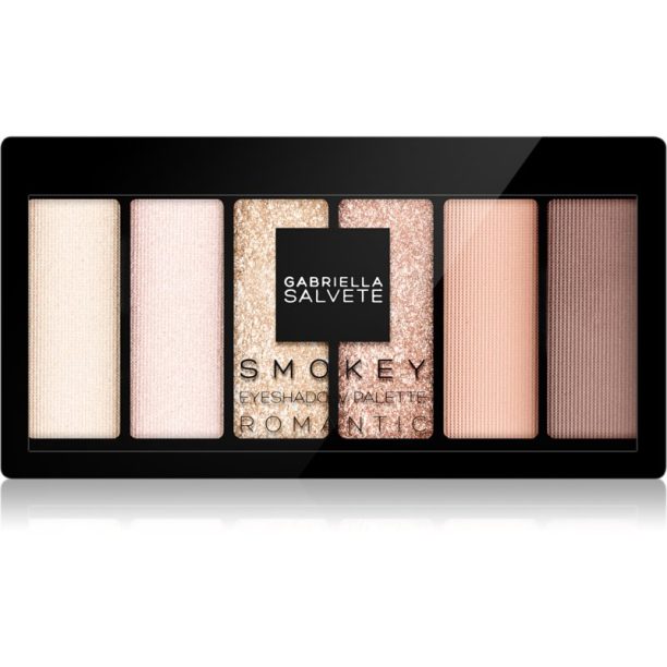 Gabriella Salvete Eyeshadow 6 Shades Palette палитра от сенки за очи цвят 02 Romantic 12 гр.