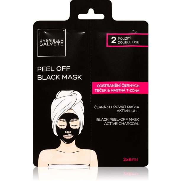 Gabriella Salvete Face Mask Black Peel Off черна пилинг маска за лице 2x8 мл.