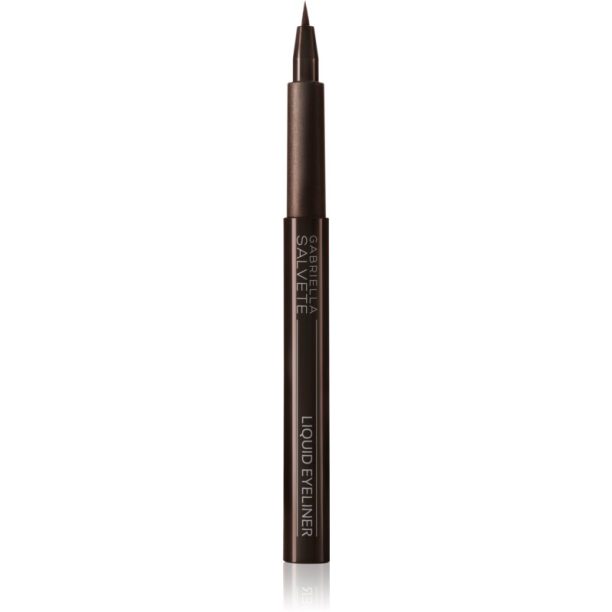 Gabriella Salvete Liquid Eyeliner Waterproof течна очна линия в писалка водоустойчиви цвят 02 Brown 1