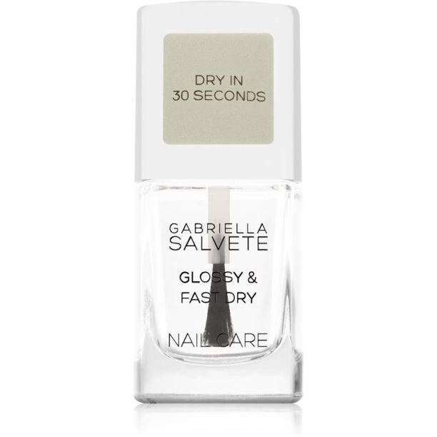 Gabriella Salvete Nail Care Glossy & Fast Dry бързосъхнещ топ лак за нокти 11 мл.