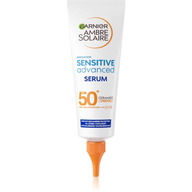 Garnier Ambre Solaire Sensitive Advanced защитен серум за тяло SPF 50+ 125 мл. на ниска цена