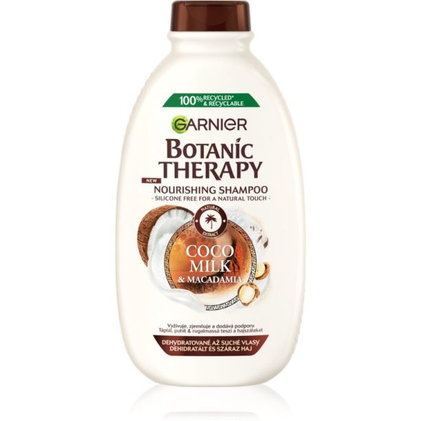 Garnier Botanic Therapy Coco Milk & Macadamia подхранващ шампоан за суха и груба коса 400 мл.