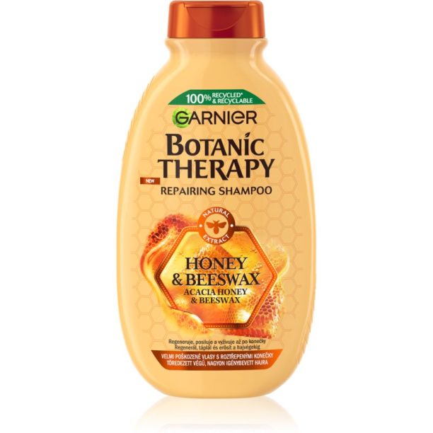 Garnier Botanic Therapy Honey & Propolis възстановяващ шампоан за увредена коса 250 мл.